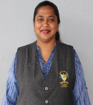 Ms. Severina Gard, teacher at St Joseph High School Ghorpadi